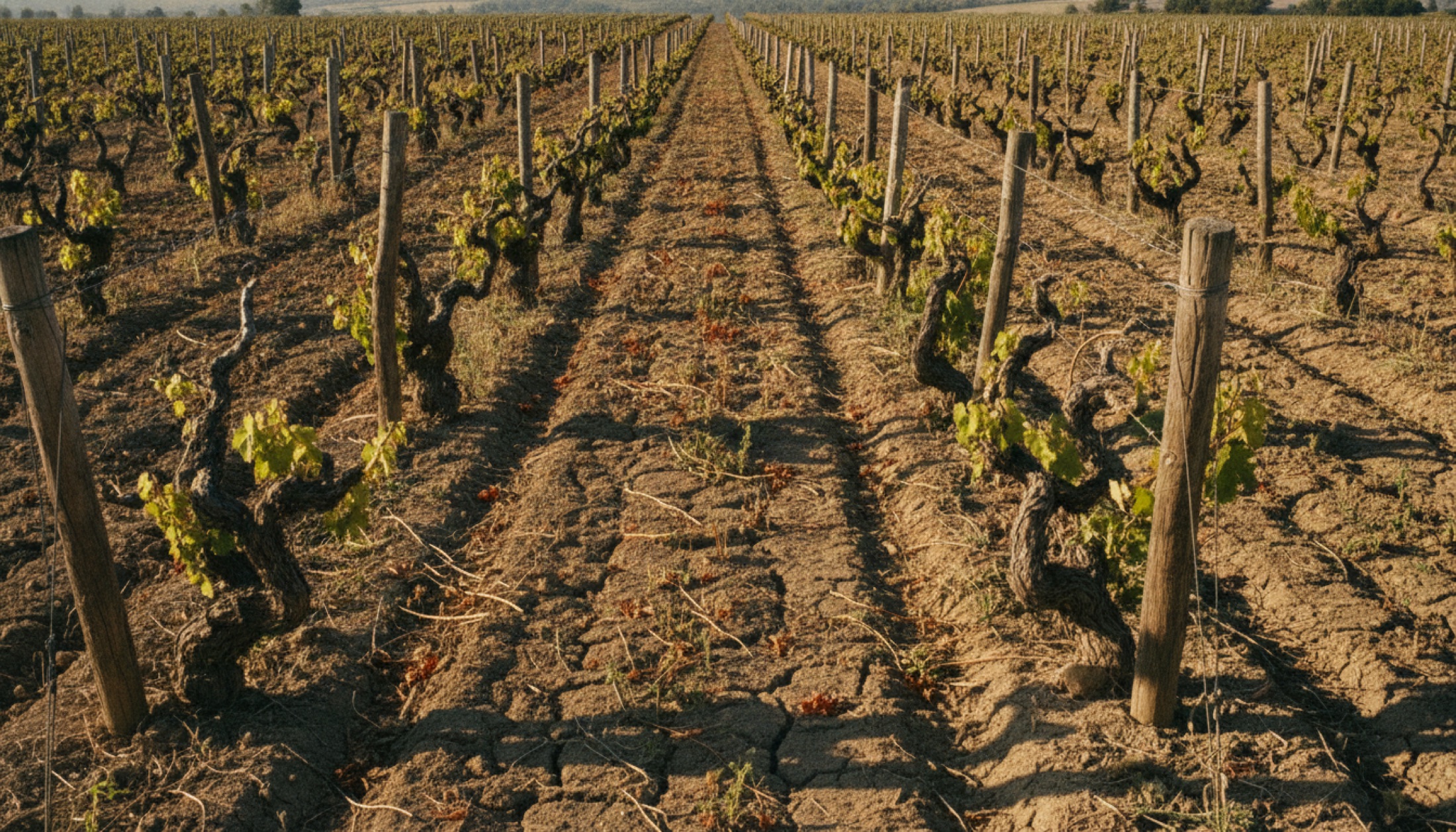 Bordeaux'da ekonomik kriz ve kuraklık baskısı altında, söküme hazır eski bağ sıraları