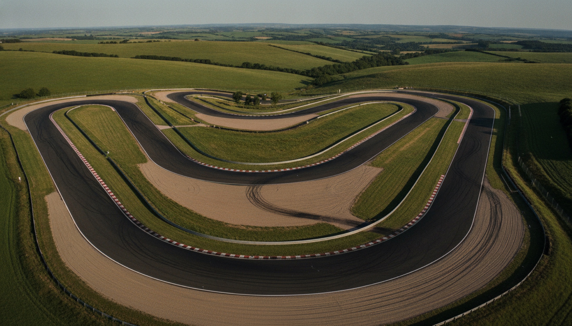 Hungaroring pist görünümü yaz yarışı öncesi