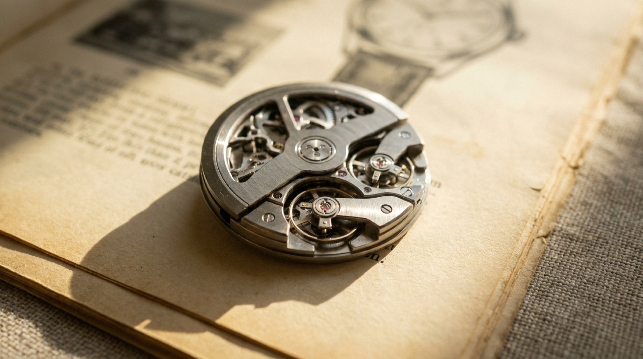 F.P. Journe Chronomètre à Résonance Souscription, titanyum köprülü çift denge çarkıyla, müzayede katalogu sayfası arka planda