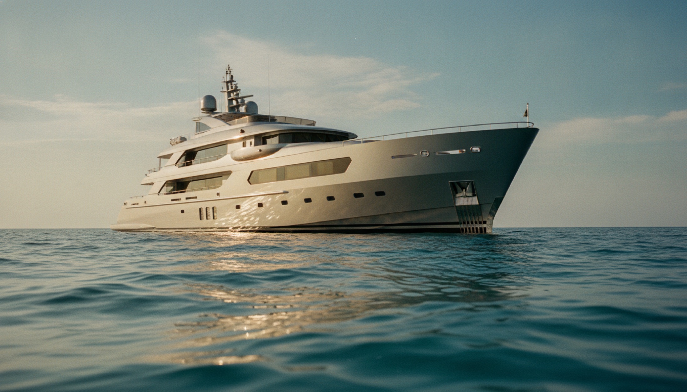 Riva 54 Metri Sairu Akdeniz'de seyir halinde — 54.84 metrelik alüminyum gövde